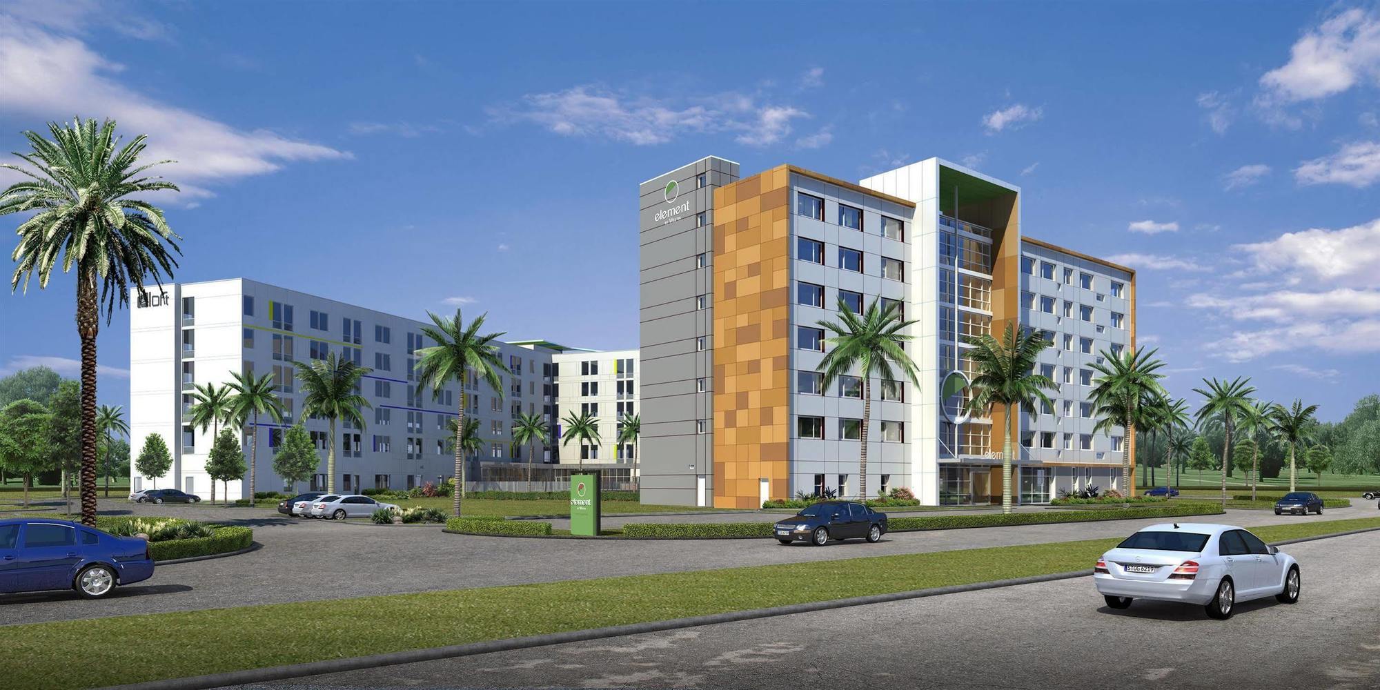 Element Miami Doral Hotel Sweetwater Exterior photo